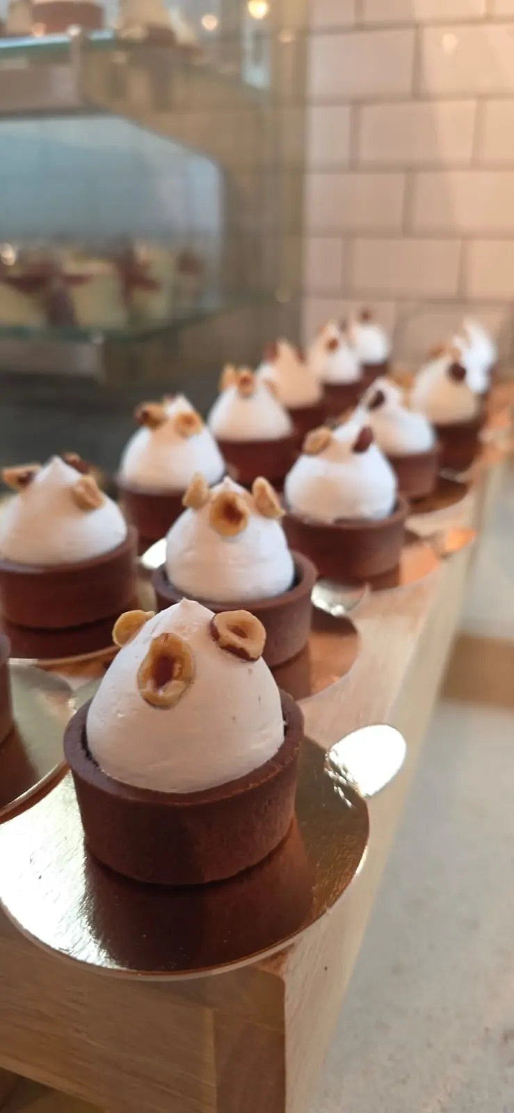 Chocolate & hazelnut tartlets