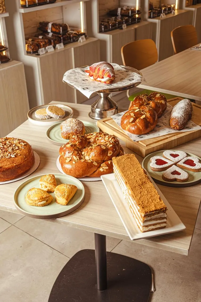 Breads, cakes and pastries from the Yoss Bakery range