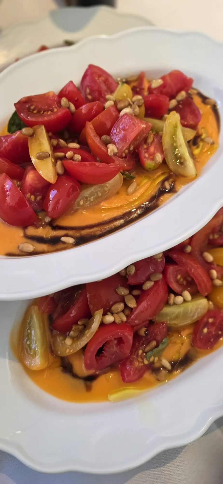 Heirloom tomato salad