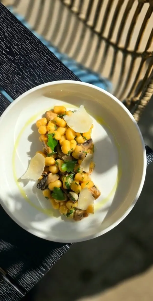 Gnocchi with mushrooms