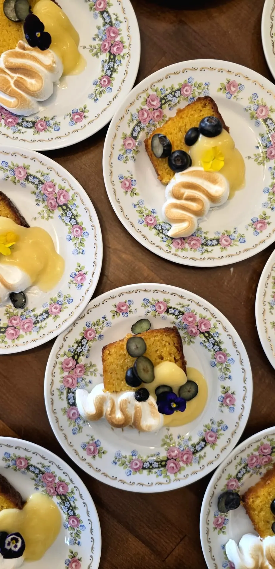Plated dessert