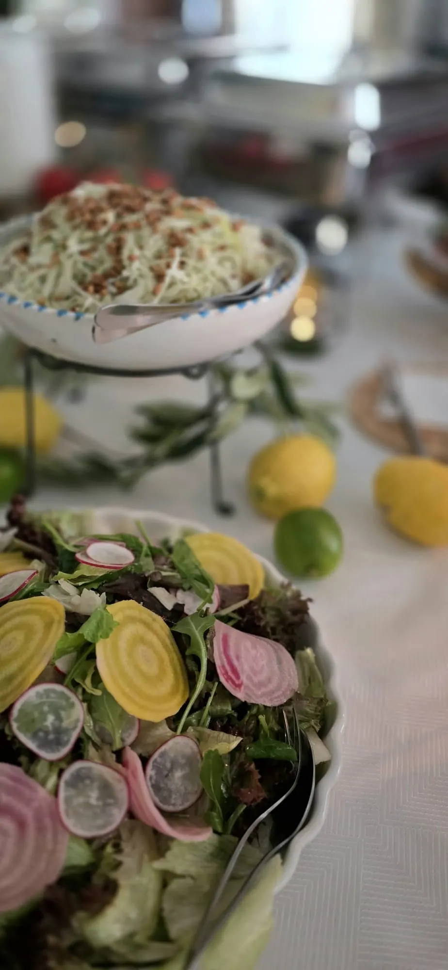 Salad table